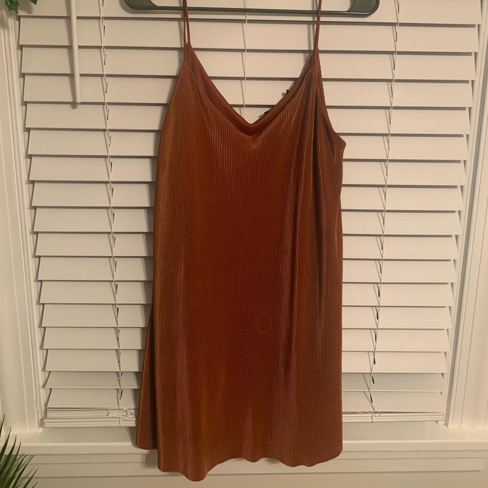 Orange Silk H&M dress